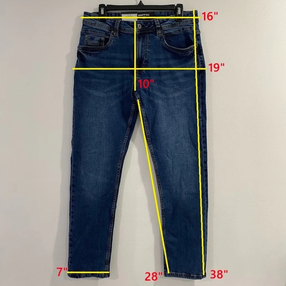 Kenneth Cole Classic Mens‎ Jeans Stretch Jeans for Men, Ultra-Soft 32-30